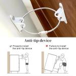 Chrangmay Modern Chest of Drawers with 9 Drawers,Deep Drawers,Clothes Organizer,Large Storage Cabinet for Living Room, Bedroom,Hallway,with Anti-Tipping Device, Walnut.