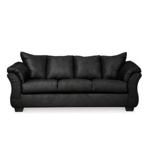 Signature Design by Ashley Darcy Classic Contemporary Sofa, Black
