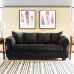Signature Design by Ashley Darcy Classic Contemporary Sofa, Black