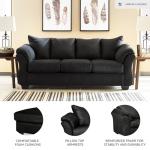 Signature Design by Ashley Darcy Classic Contemporary Sofa, Black