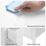 IDEALHOUSE White 6 Drawer Dresser for Bedroom, Large Dresser with Deep Drawers & Metal Knobs, Modern Wooden Chests of Drawers for Entryway, Hallway