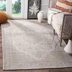 SAFAVIEH Classic Vintage Collection Area Rug - 10' x 14', Beige, Oriental Medallion Cotton Design, Easy Care, Ideal for High Traffic Areas in Living Room, Bedroom (CLV121A)