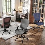 ELABEST T96 Mesh Office Chair,Ergonomic Computer Desk Chair,Sturdy Task Chair- Adjustable Lumbar Support & Armrests,Tilt Function,Comfort Wide Seat,Swivel Home Office Chair