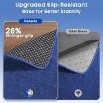 Ophanie 6x9 Blue Rugs for Living Room, Large Fluffy Shag Fuzzy Plush Soft Area Rugs, Floor Shaggy Navy Carpets for Bedroom, Carpet for Kids Boys Girls Dorm Nursery Home Decor Aesthetic