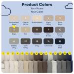 Beige Modern Sofa with Tool-Free Assembly