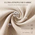 COLAMY Fabric Round Storage Ottoman with Reversible Tray Lid – Multi-Functional Footrest, Hidden Storage, Sturdy & Stylish Small Coffee Table for Living Room, Bedroom, or Entryway(Camel)