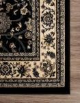 Rugs.com Yasmin Collection Rug – 10x14 Black Medium-Pile Rug Perfect for Living Rooms, Large Dining Rooms, Open Floorplans