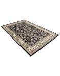 Rugs.com Yasmin Collection Rug – 10x14 Black Medium-Pile Rug Perfect for Living Rooms, Large Dining Rooms, Open Floorplans