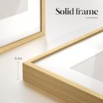 Framed Matisse Abstract Neutral Wall Art, 5 Piece Large Beige Canvas Prints Set, Modern Minimalist Geometric Botanical Paintings for Living Room, Bedroom, Hallway, Home Office, Guest Room