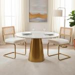 Set of 2 Mid-Century Modern Rattan Chairs