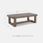 Signature Design by Ashley Cabalynn Traditional Farmhouse Coffee Table, Brown