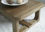 Signature Design by Ashley Cabalynn Traditional Farmhouse Coffee Table, Brown