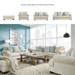 Signature Design by Ashley Monaghan Classic Upholstered Ottoman, Beige