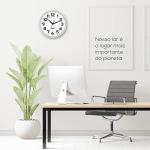 HIPPIH Wall Clock 2 Pack, 10 Inch Modern Wall Clocks Battery Operated, Non Ticking Silent Clock, Simple Small Analog Clocks for Living Room, Bedroom, School, Office Decor, Silver