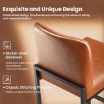 Set of 4 Modern Counter Height Bar Stools