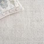 SAFAVIEH Abstract Collection Area Rug - 6' x 9', Ivory & Beige, Handmade Wool & Viscose, Ideal for High Traffic Areas in Living Room, Bedroom (ABT141D)