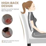 Set of 4 Modern Faux Leather Dining Chairs