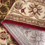 SAFAVIEH Lyndhurst Collection Area Rug - 6' x 9', Red & Ivory, Traditional Oriental Design, Non-Shedding & Easy Care, Ideal for High Traffic Areas in Living Room, Bedroom (LNH212F)