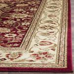 SAFAVIEH Lyndhurst Collection Area Rug - 6' x 9', Red & Ivory, Traditional Oriental Design, Non-Shedding & Easy Care, Ideal for High Traffic Areas in Living Room, Bedroom (LNH212F)
