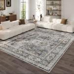 Large Soft Boho Washable Area Rug – 8x10