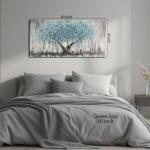 Framed Abstract Tree of Life Canvas Art