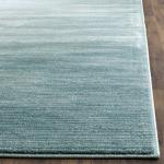 SAFAVIEH Vision Collection Area Rug - 6' x 9', Aqua, Modern Ombre Tonal Chic Design, Non-Shedding & Easy Care, Ideal for High Traffic Areas in Living Room, Bedroom (VSN606B)