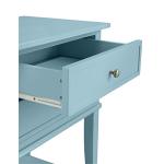 Blue Franklin Accent Table with 2 Drawers