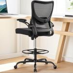 Marsail Ergonomic Mesh Office Chair,Ergonomic Desk Chair with 2D Headrest,Adjustable Lumbar Support & Up and Down Armrest