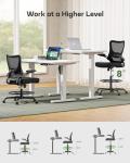 Marsail Ergonomic Mesh Office Chair,Ergonomic Desk Chair with 2D Headrest,Adjustable Lumbar Support & Up and Down Armrest