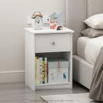 Furinno Tidur Nightstand, 2-Pack, White