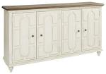 Signature Design by Ashley Roranville French Country Accent Cabinet or Server, White