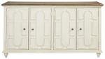 Signature Design by Ashley Roranville French Country Accent Cabinet or Server, White