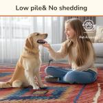 Washable 5x7 Non-Slip Area Rug - Red/Orange