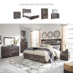 Signature Design by Ashley Drystan Casual 5 Drawer Chest, Dark Brown & Gray