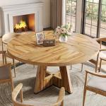 LITTLE TREE 47-Inch Round Dining Table for 4-6