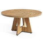 LITTLE TREE 47-Inch Round Dining Table for 4-6