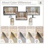 Beige Floral 8x10 Washable Area Rug