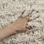 SAFAVIEH Arizona Shag Collection Area Rug - 9' x 12', Ivory & Beige, Moroccan Design, Non-Shedding & Easy Care, 1.6-inch Thick Ideal for High Traffic Areas in Living Room, Bedroom (ASG741A)