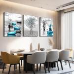 Framed Black and White Wall Art Set of 3