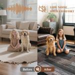 LIANLAM 9x12 Washable Area Rugs for Living Room and Bedroom, Vintage Checkered Pattern Non-Slip Carpet, Stain Resistant Low Pile Soft Rug for Dining Room,Office,Nursery,Kids Room(9x12,Chocolate)