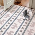 YIHOUSE 5x7 Area Rug for Living Room Geometric Boho Rug Moroccan Washable Area Rug Non Slip Indoor Modern Abstract Rugs for Bedroom Dining Room Kitchen,Cream Beige