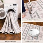 YIHOUSE 5x7 Area Rug for Living Room Geometric Boho Rug Moroccan Washable Area Rug Non Slip Indoor Modern Abstract Rugs for Bedroom Dining Room Kitchen,Cream Beige