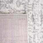 SAFAVIEH Area Rug 8x10 - Madison Collection - Large - Silver & Ivory, Snowflake Medallion Distressed Design, Non-Shedding & Easy Cleaning, Ideal for Living Room, Bedroom, Office, Dining (MAD603G)