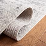 SAFAVIEH Area Rug 8x10 - Madison Collection - Large - Silver & Ivory, Snowflake Medallion Distressed Design, Non-Shedding & Easy Cleaning, Ideal for Living Room, Bedroom, Office, Dining (MAD603G)