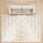 Washable Vintage 10x14 Area Rug for Home