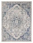 SAFAVIEH Area Rug 9x12 - Madison Collection - Large - Ivory & Grey, Boho Chic Distressed Medallion Design, Non-Shedding & Easy to Clean, Ideal for Living Room, Bedroom, Dining Space (MAD473C)