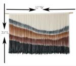 Large Tie-Dye Macrame Wall Hanging Decor