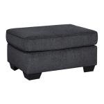 Signature Design by Ashley Altari Modern Rectangular Accent Ottoman, Dark Gray
