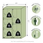 Furinno Luder 5-Cube Storage Bookcase, White