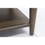 Signature Design by Ashley Roanhowe Contemporary 2-Drawer Coffee Table with Open Lower Shelf and Tapered Legs, Dark Brown